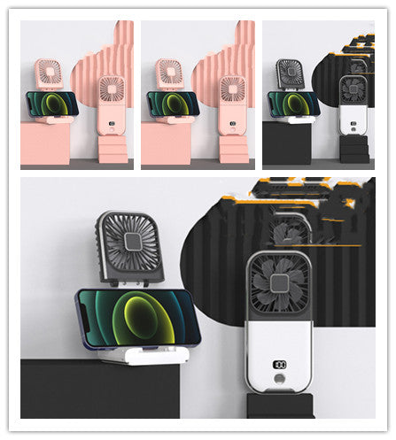 Folding Portable Digital Display Handheld Small Fan.